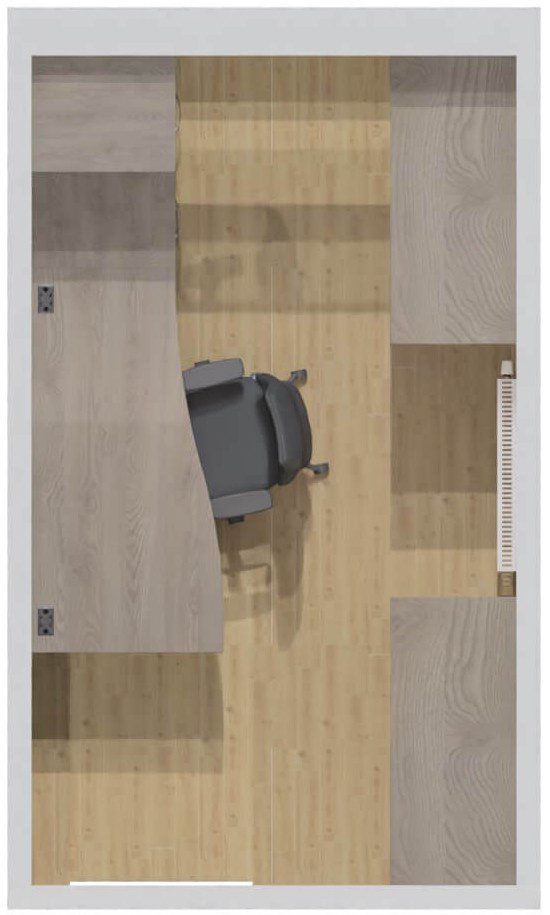 Office furniture floorplan design for Bolshaw Industrial Powders workspace in Macclesfield