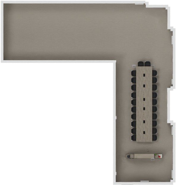 Space planning design for Audi Warrington office furniture layout