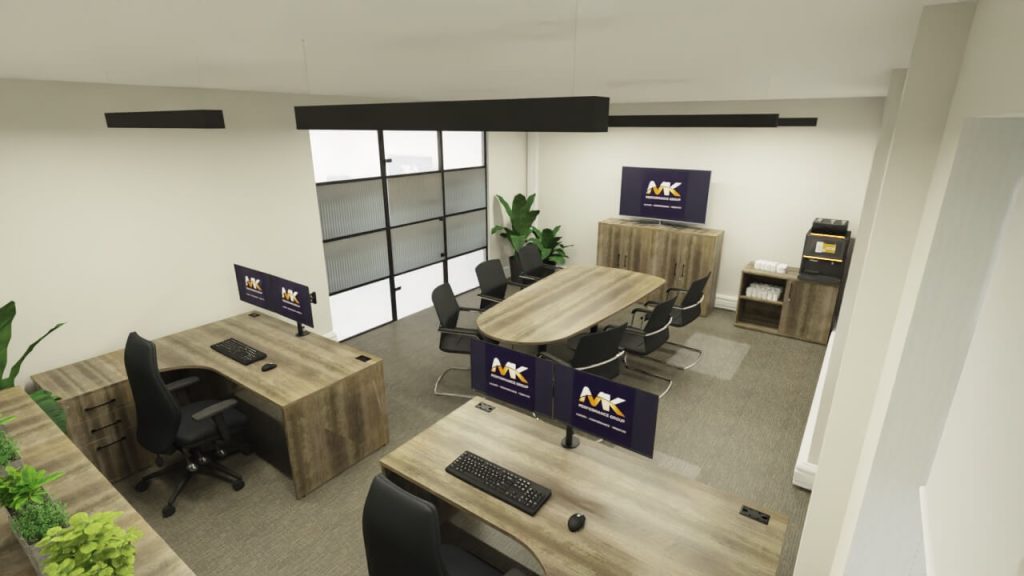office furniture design for manchester automotive dealership office